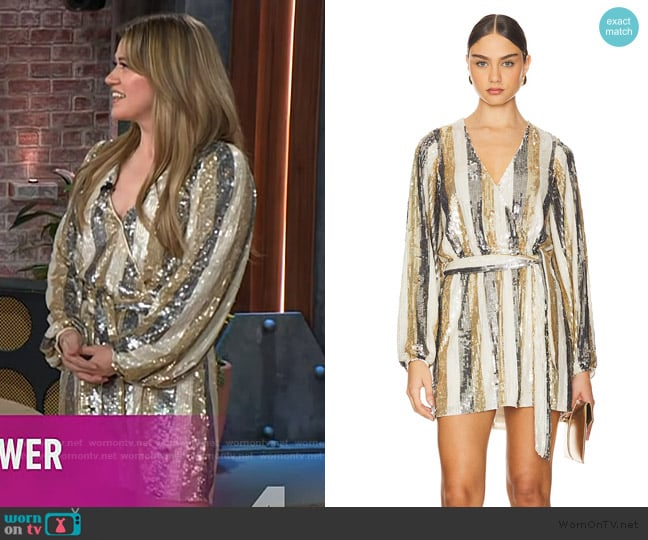 Show Me Your Mumu Wear Me Out Dress worn by Kelly Clarkson on The Kelly Clarkson Show