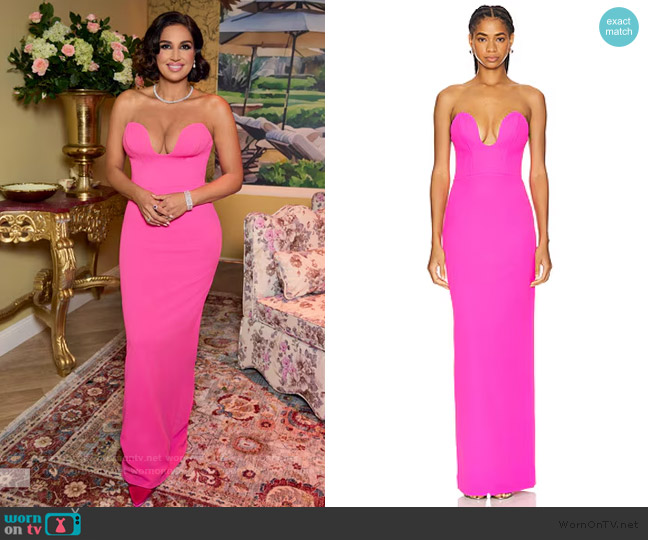 Solace London Karina Maxi Dress worn by Leva Bonaparte on Southern Charm