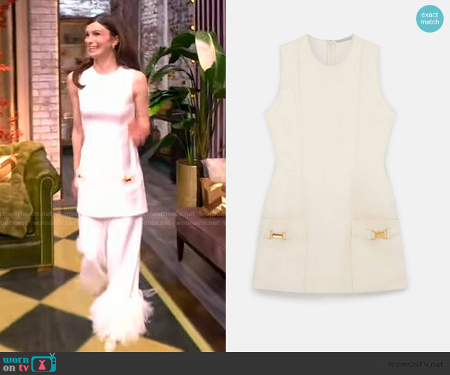 Stella McCartney Clasp-Embellished Sleeveless Mini Dress worn by Dylan Mulvaney on The View