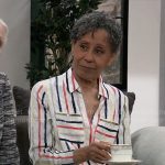 Stella’s striped top on General Hospital