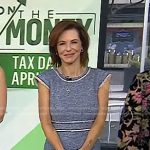Stephanie Ruhle’s blue tweed dress on Today