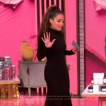 Sunny’s black sweater dress on The View