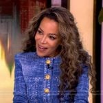 Sunny’s denim jacket and skirt on The View
