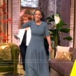 Sunny’s knit short sleeve dress on The View