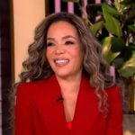 Sunny’s red double breasted blazer on The View