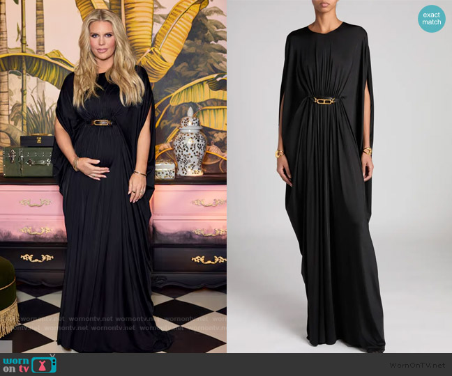 Tom Ford Belted Jersey Caftan Gown worn by Madison LeCroy on Southern Charm