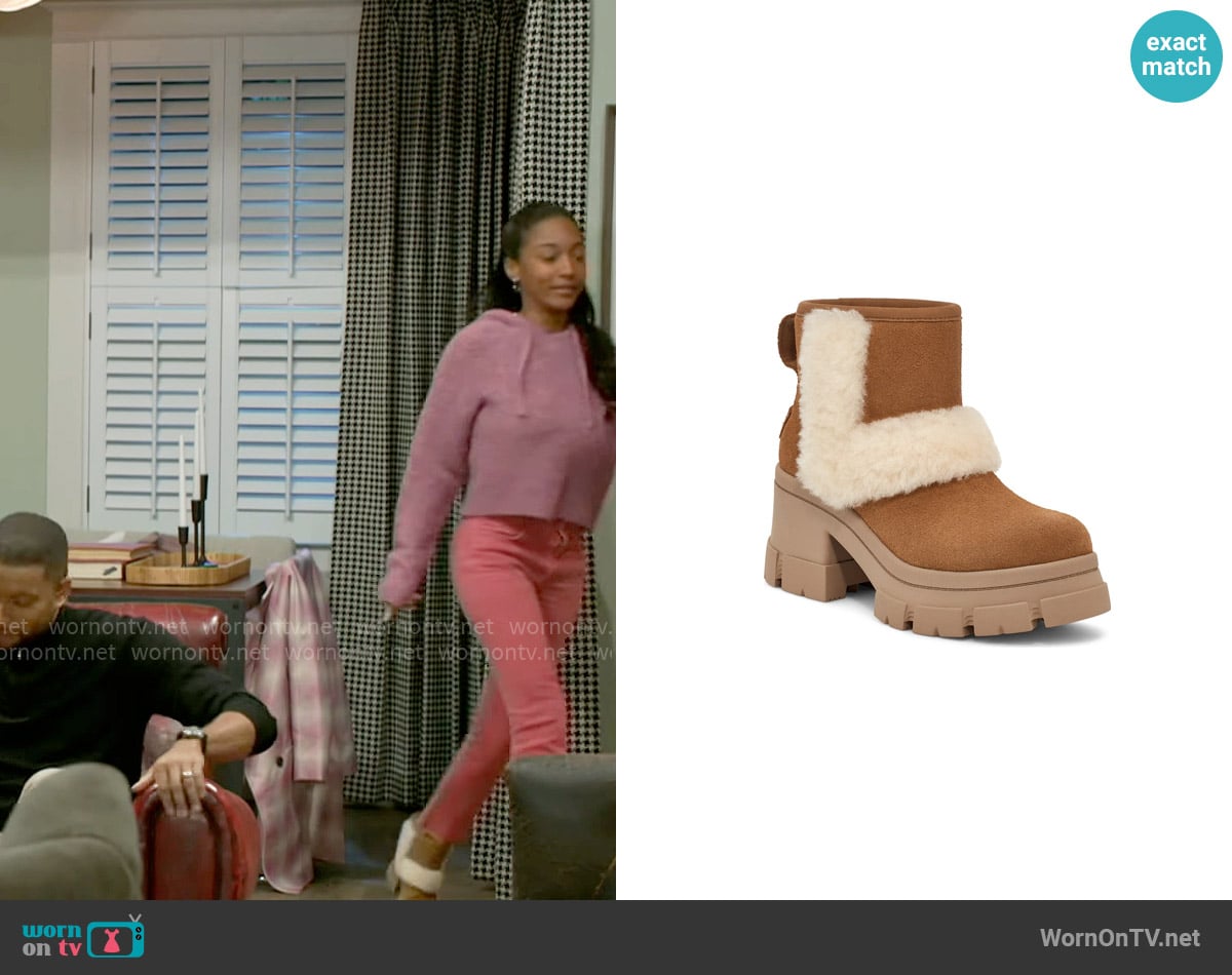 UGG Brooklyn Boots worn by Samantha Richardson (Najah Jackson) on Beyond the Gates