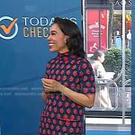 Vanessa Rissetto’s strawberry print dress on Today