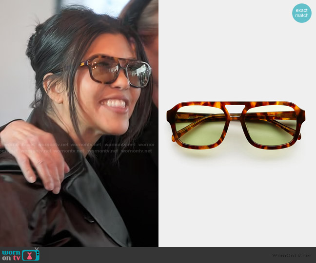 Vehla Dixie Sunglasses worn by Kourtney Kardashian (Kourtney Kardashian) on The Kardashians