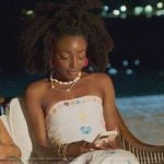 Venita’s floral print strapless dress on Southern Charm