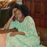 Venita’s green lace dress on Southern Charm