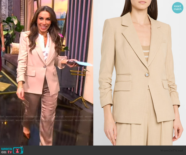 Veronica Beard Battista Dickey Jacket worn by Alyssa Farah Griffin on The View