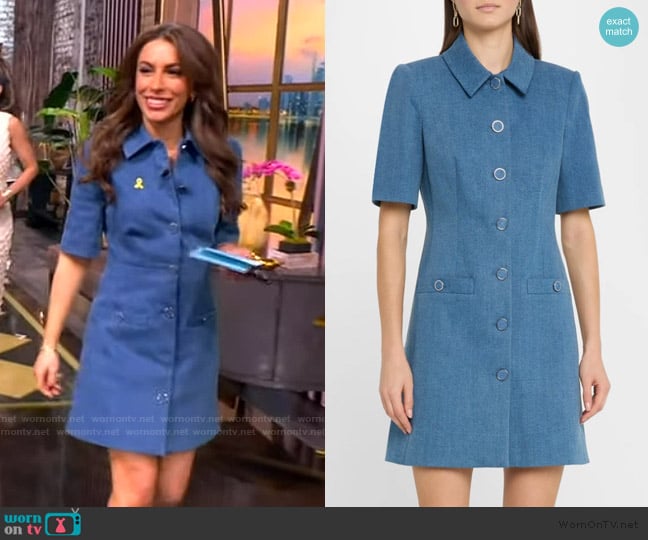 Veronica Beard Paige Mini Shirtdress worn by Alyssa Farah Griffin on The View