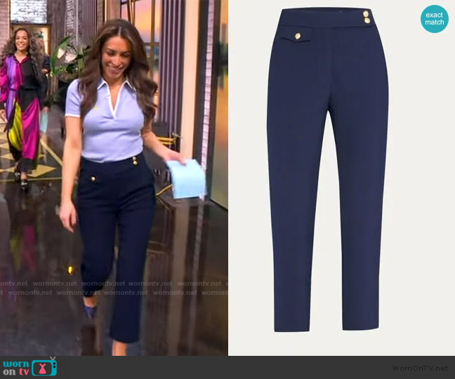 Veronica Beard Renzo Straight Crop Pants worn by Alyssa Farah Griffin on The View