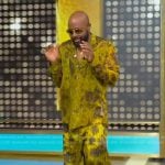 Wyclef’s printed satin shirt and pants on Tamron Hall Show