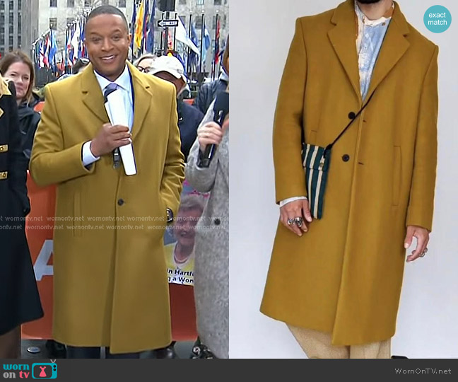 Zara Wool Blend Coat worn by Craig Melvin on Today