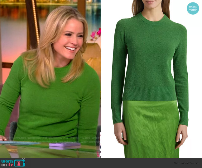 A.L.C. Bradley Cotton-Blend Sweater worn by Sara Haines on The View