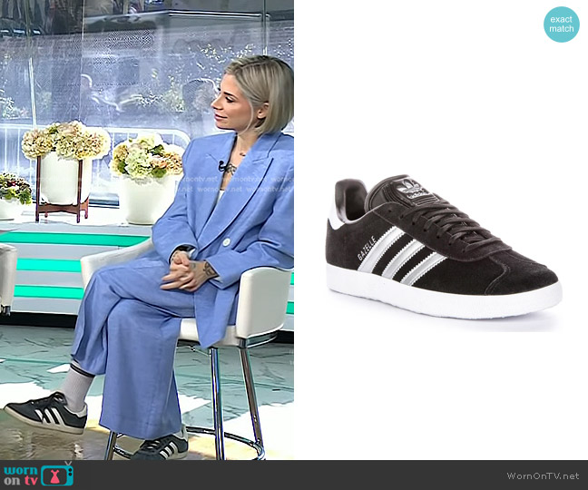 Gazelle Shoes Adidas worn by Christina Perri on Today