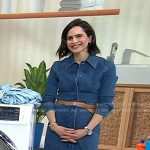 Bahar Takhtehchian’s denim shirtdress on Today