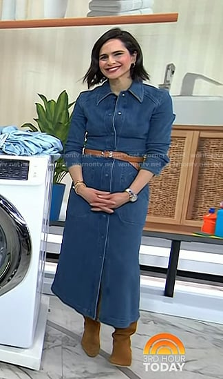 Bahar Takhtehchian’s denim shirtdress on Today