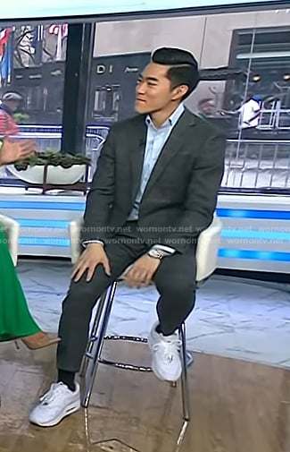 Brian Cheung’s white sneakers on Today