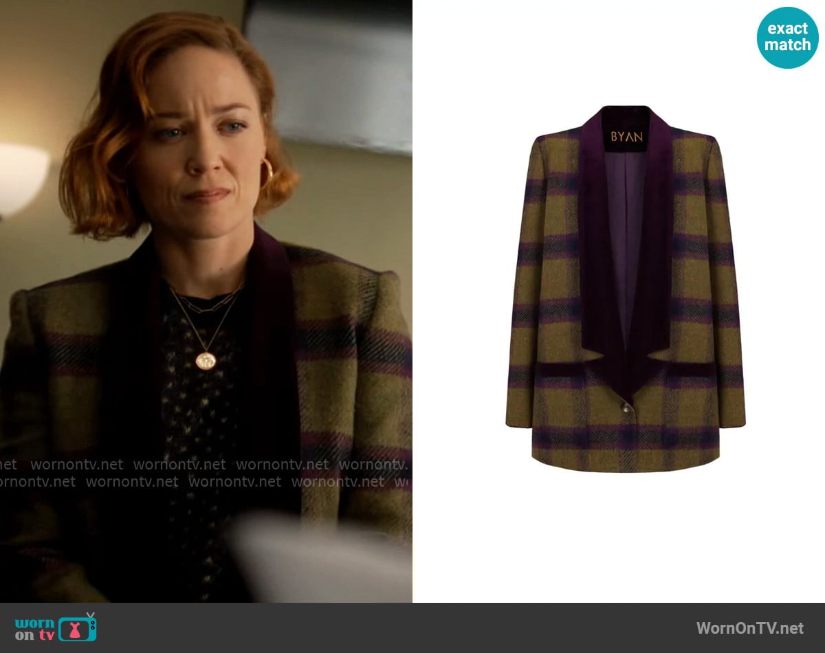 Byan Dickens Blazer worn by Angie Polaski (Erika Christensen) on Will Trent