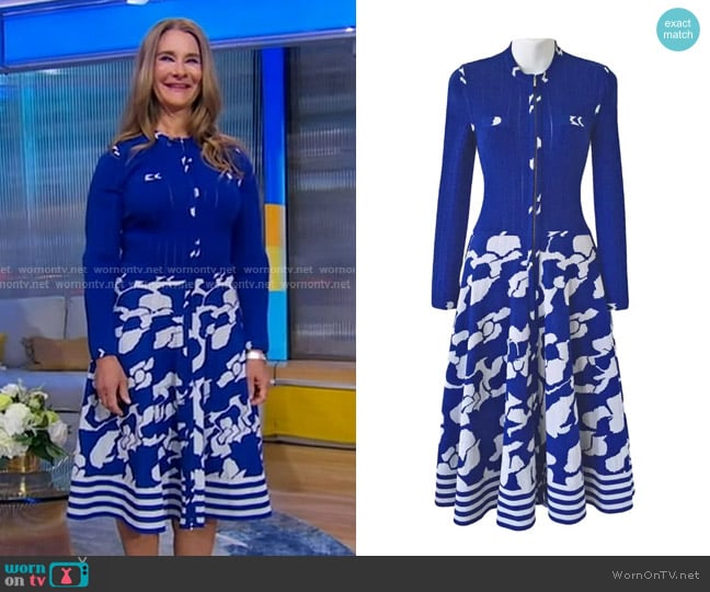 Chanel 2016 Airport Runway Collection worn by Melinda French Gates on Good Morning America