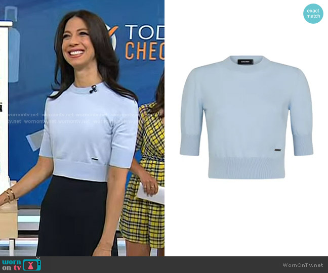 Dsquared2 Cropped Sweater worn by Dr. Natalie Azar on Today