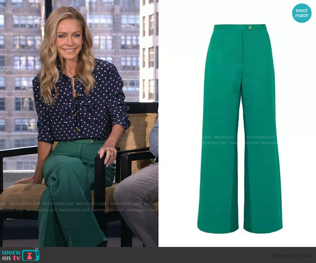 Acne Studios Tyrah Pants worn by Kelly Ripa on Live with Kelly and Mark