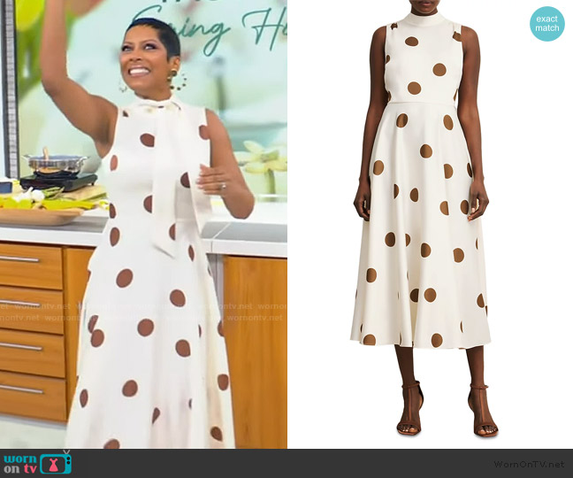 Hobbs London Mia Dress worn by Tamron Hall on Tamron Hall Show