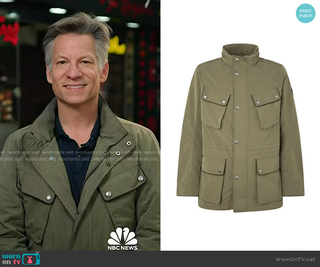 Hackett Safari Velo Jacket worn by Richard Engel on Today