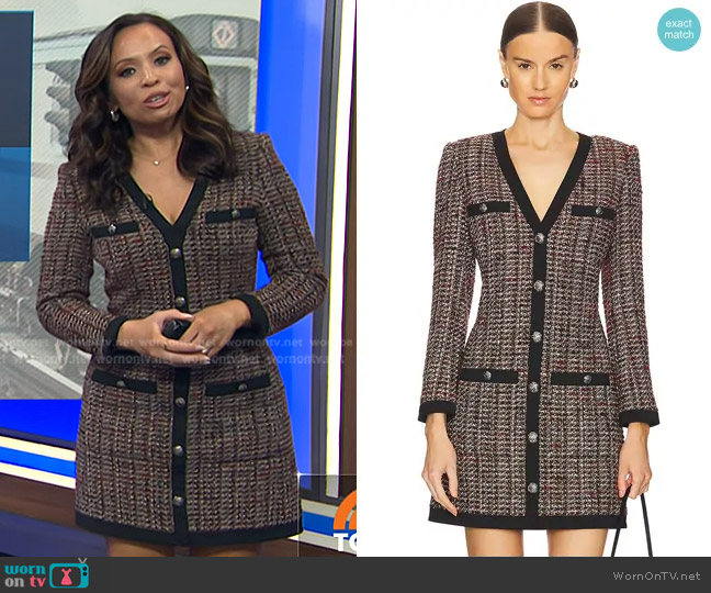 Veronica Beard Kenai Dress worn by Adelle Caballero on Today