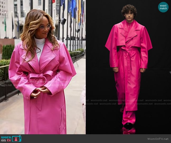 Kilian Kerner Berlin Fall 2025 Collection worn by Tyra Banks on Today