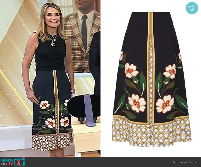 La DoubleJ Santa Monica Skirt worn by Savannah Guthrie on Today