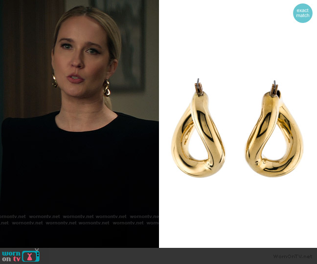 Laura Lombardi Anima Hoop Earrings worn by Reagan Lockwood-Jacobs (Anna Camp) on You
