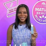 Dr. Michelle Henry’s blue tweed dress on Today