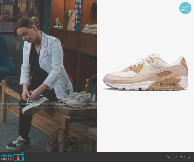 Nike Air Max 90 in Phantom/Sanddrift/Light Orewood Brown/Sail worn by Jo Wilson (Camilla Luddington) on Greys Anatomy