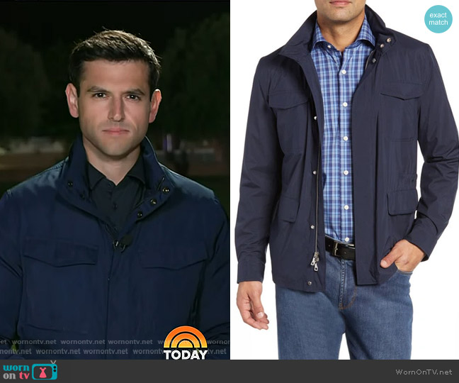 Peter Millar All Weather Flex Discovery Jacket in Barchetta worn by Jesse Kirsch on Today