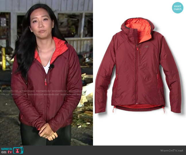 Rei Flash Insulated Hybrid Hoodie worn by Kathy Park on Today
