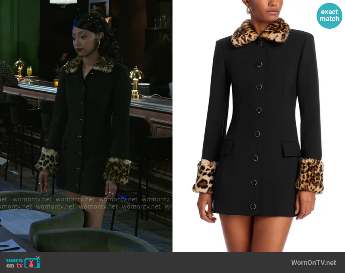 Ronny Kobo Lena Jacket Dress worn by Kat Richardson (Colby Muhammad) on Beyond the Gates