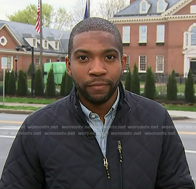 Shaquille Brewster’s quilted jacket on Today