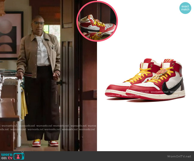 Jordan x Teyana Taylor Jordan 1 in A Rose From Harlem worn by Henrietta Wilson (Aisha Hinds) on 9-1-1