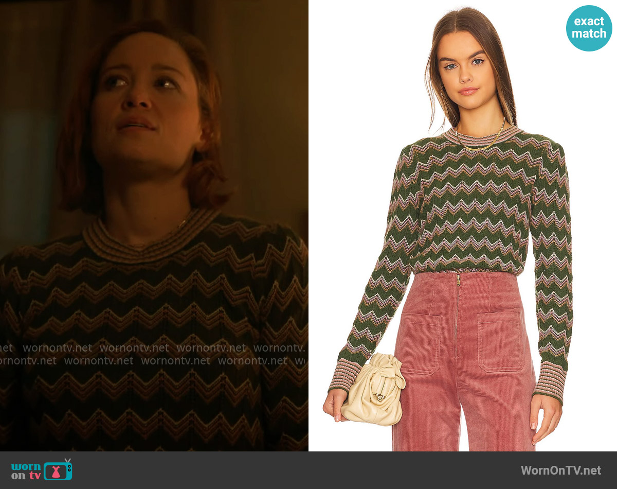Veronica Beard Davignon Sweater worn by Angie Polaski (Erika Christensen) on Will Trent