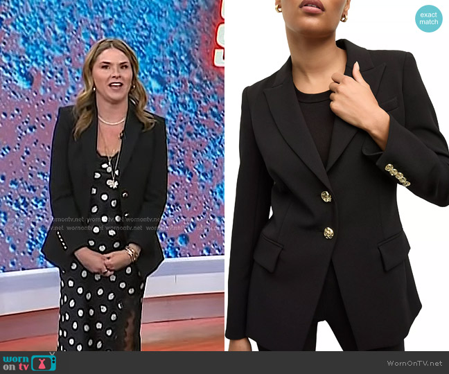 Veronica Beard Izara Dickey Jacket worn by Jenna Bush Hager on Today
