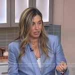 Sabrina Rudin’s blue blazer on Today