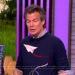 Adam Glassmans paper airplane knit sweater on The View