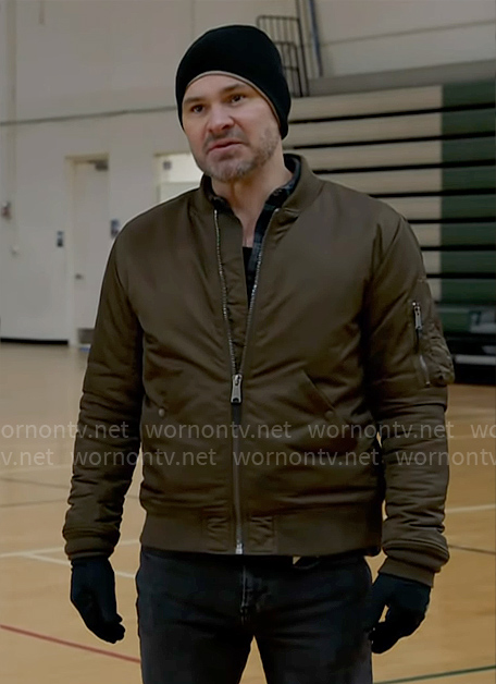 Adam’s bomber jacket on Chicago PD