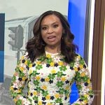 Adelle’s floral lace dress on Today