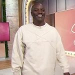 Akon’s stitch detail sweatshirt on Sherri