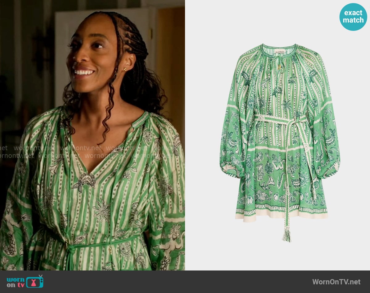 Alemais Lula Belted Mini Dress worn by Faith Mitchell (Iantha Richardson) on Will Trent